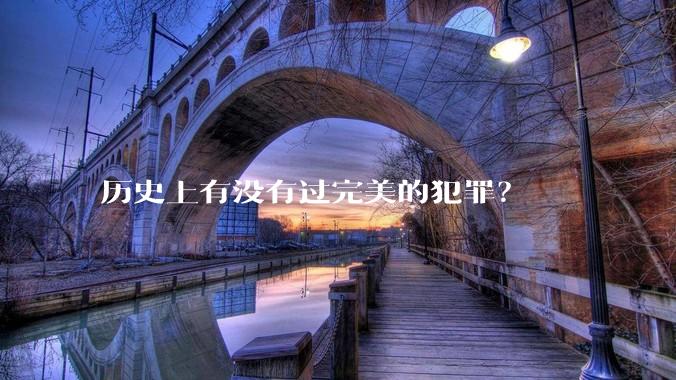 历史上有没有过完美的犯罪？